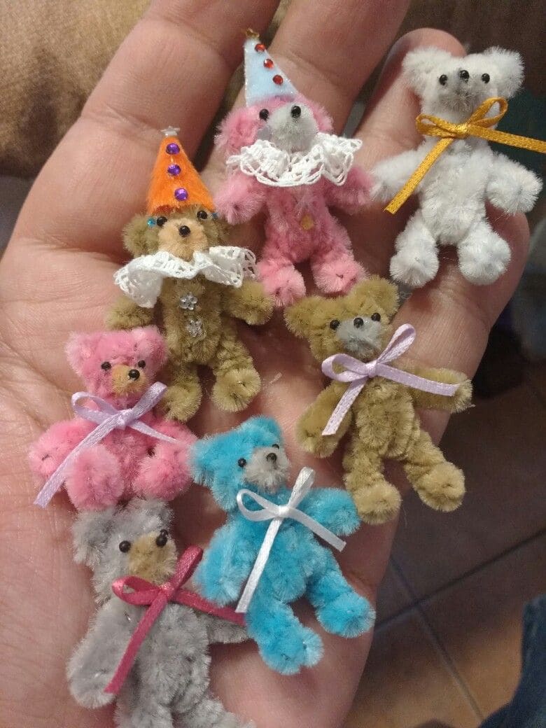 Mini Pipe Cleaner Teddy Bears