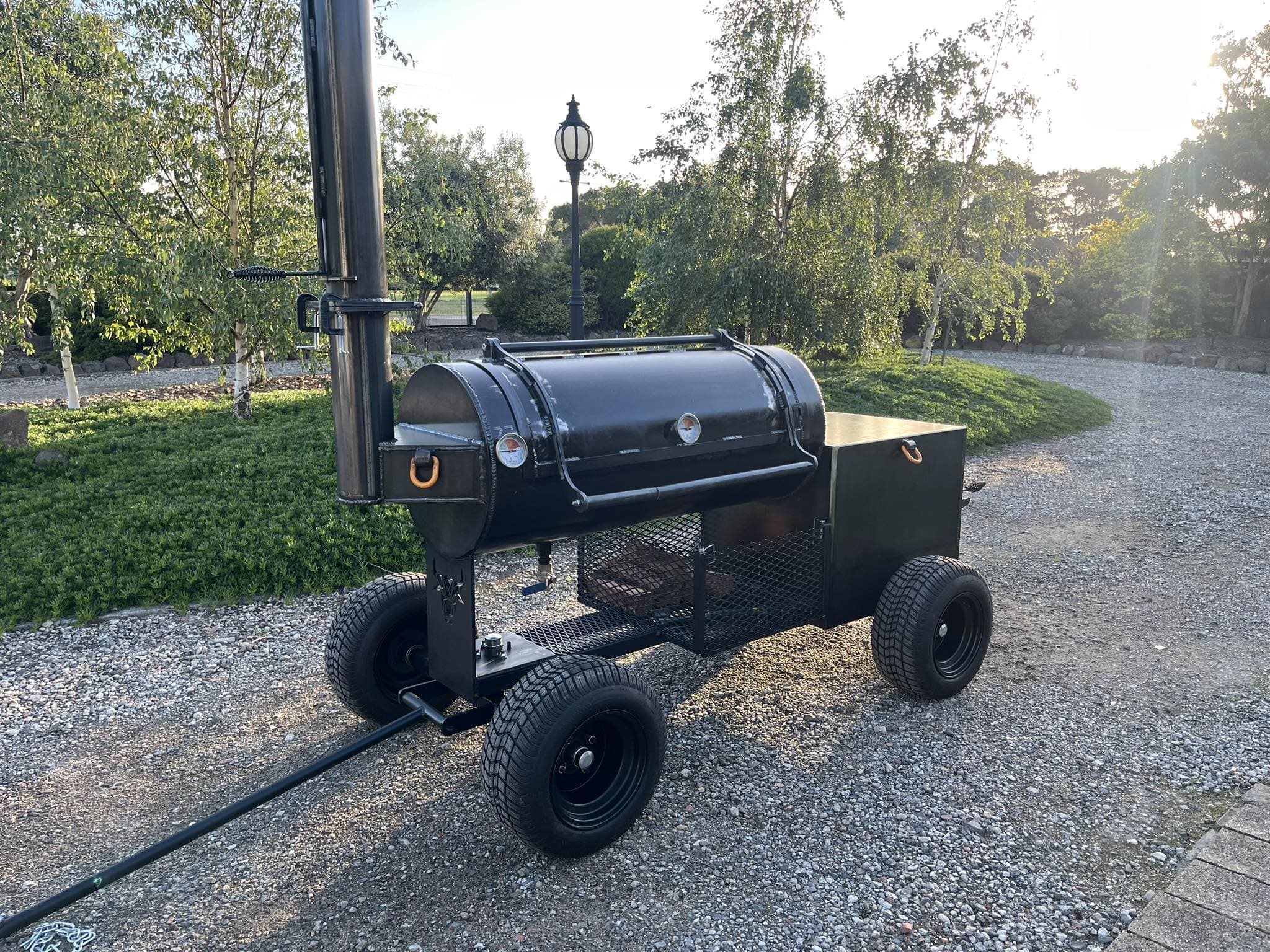 Mobile Barrel Smoker