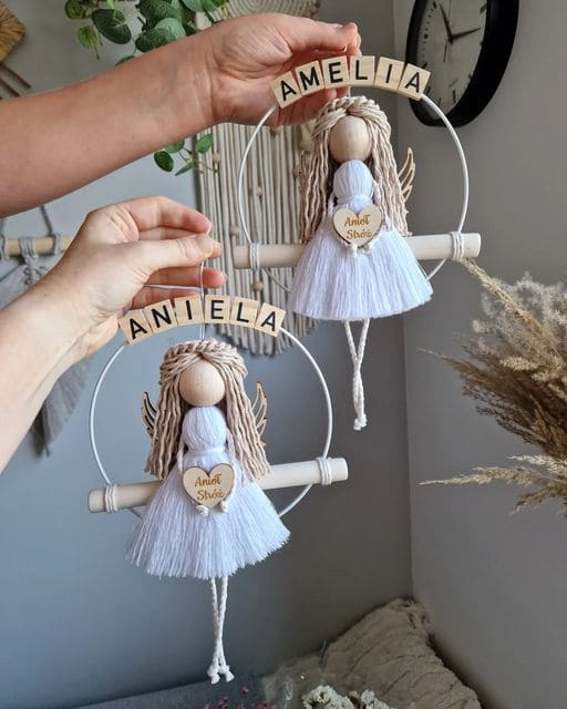 20 Fairy Doll Crafts to Create Your Own Fantasy World Personalized Hanging Angel Fairy Dolls