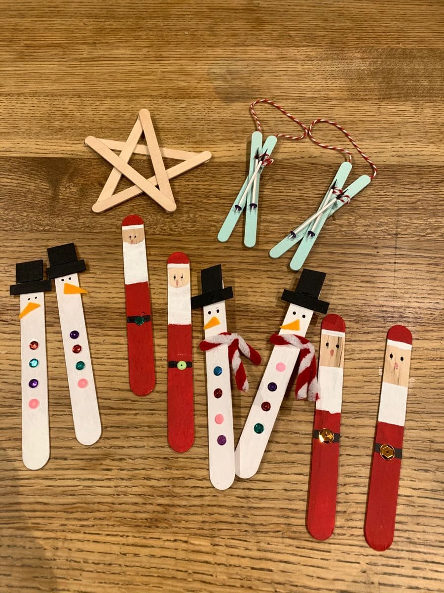 Popsicle Stick Christmas Crafts