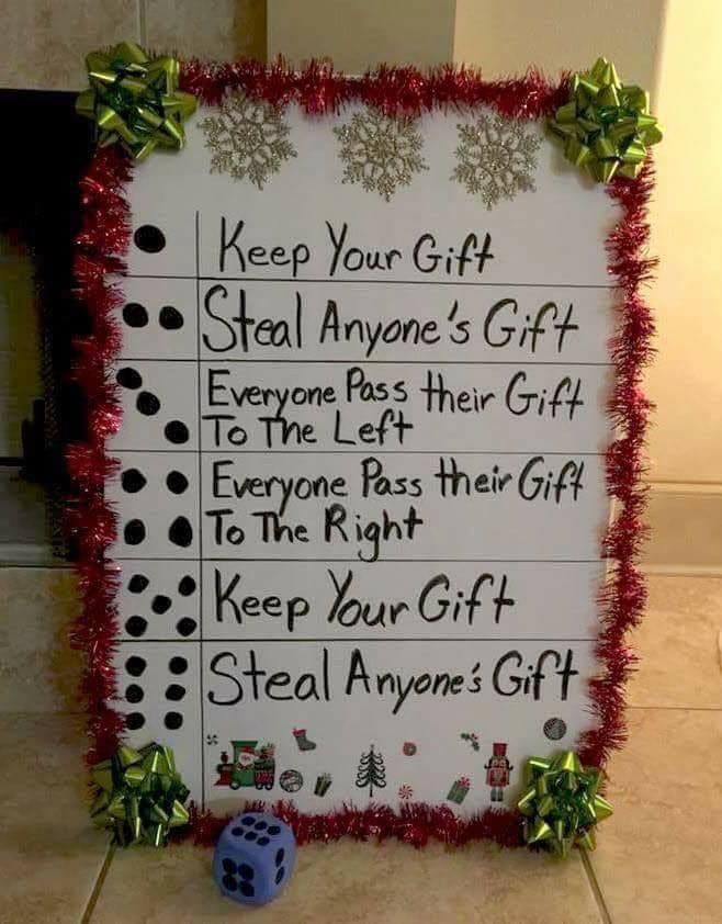 Roll and Steal Gift Exchange