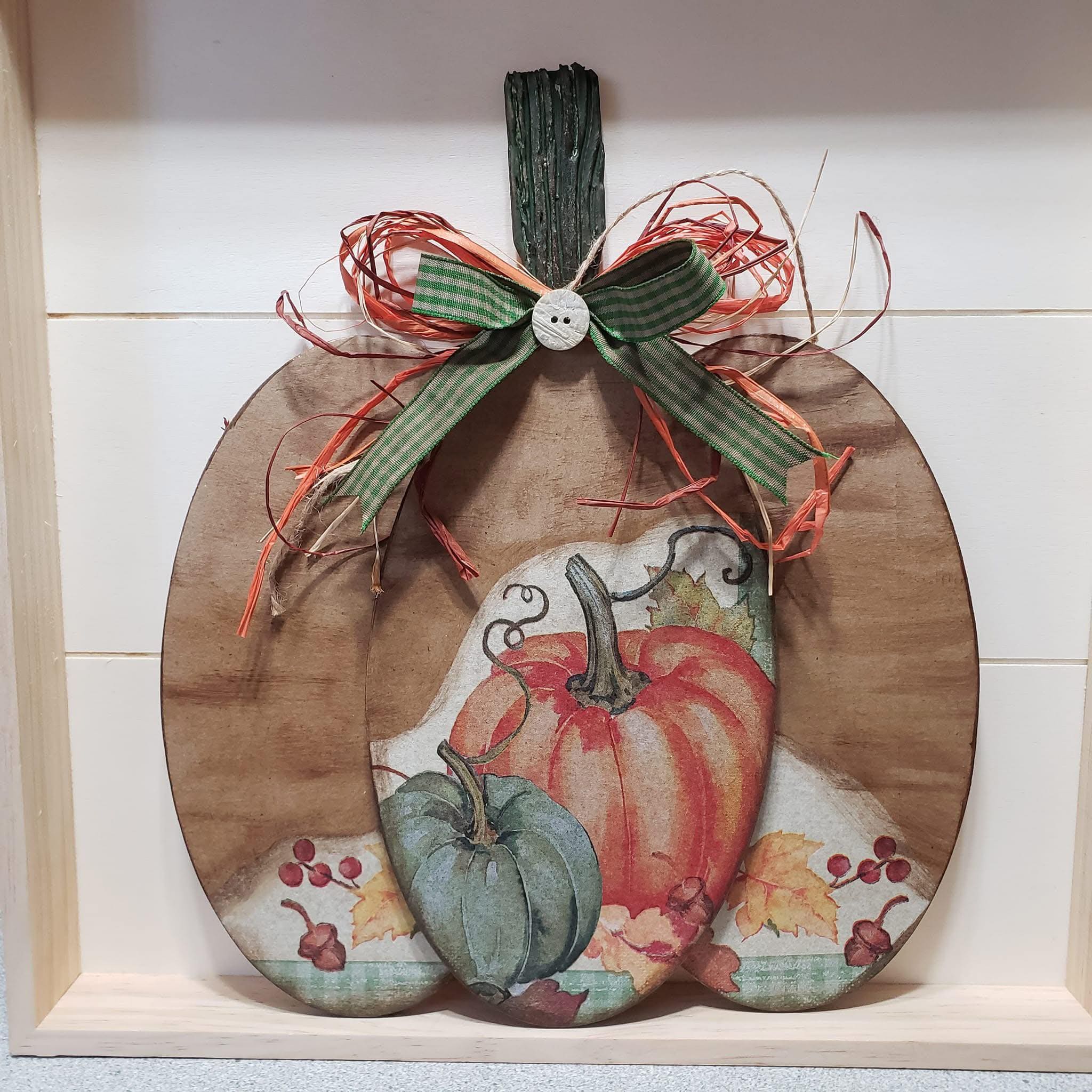 Rustic Pumpkin Wall Art