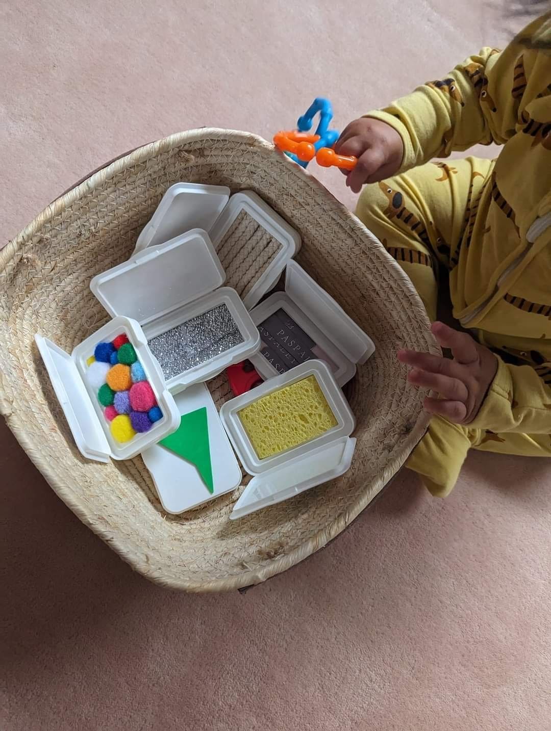 Sensory Texture Discovery Basket