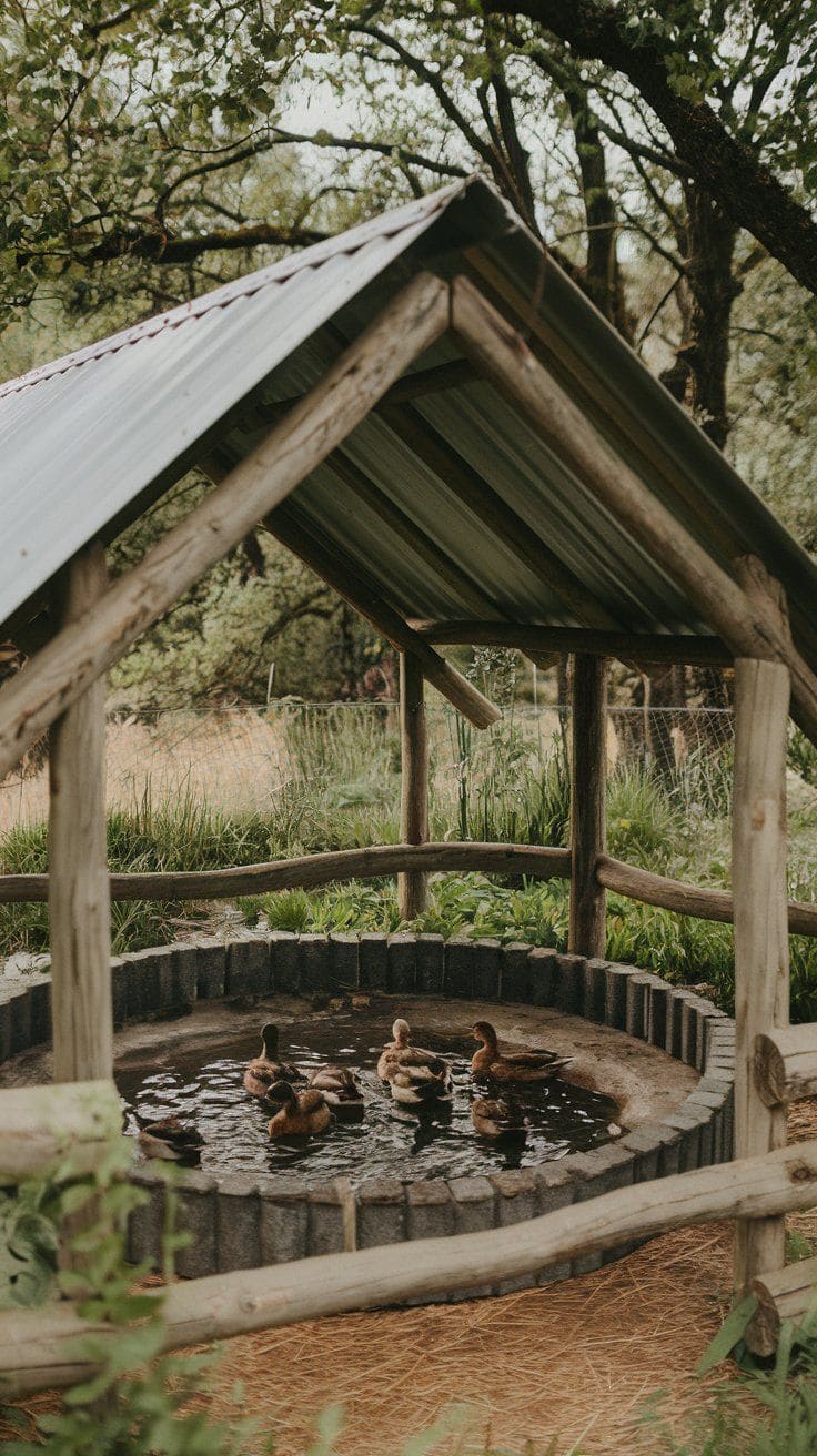 Sheltered Forest Duck Pool