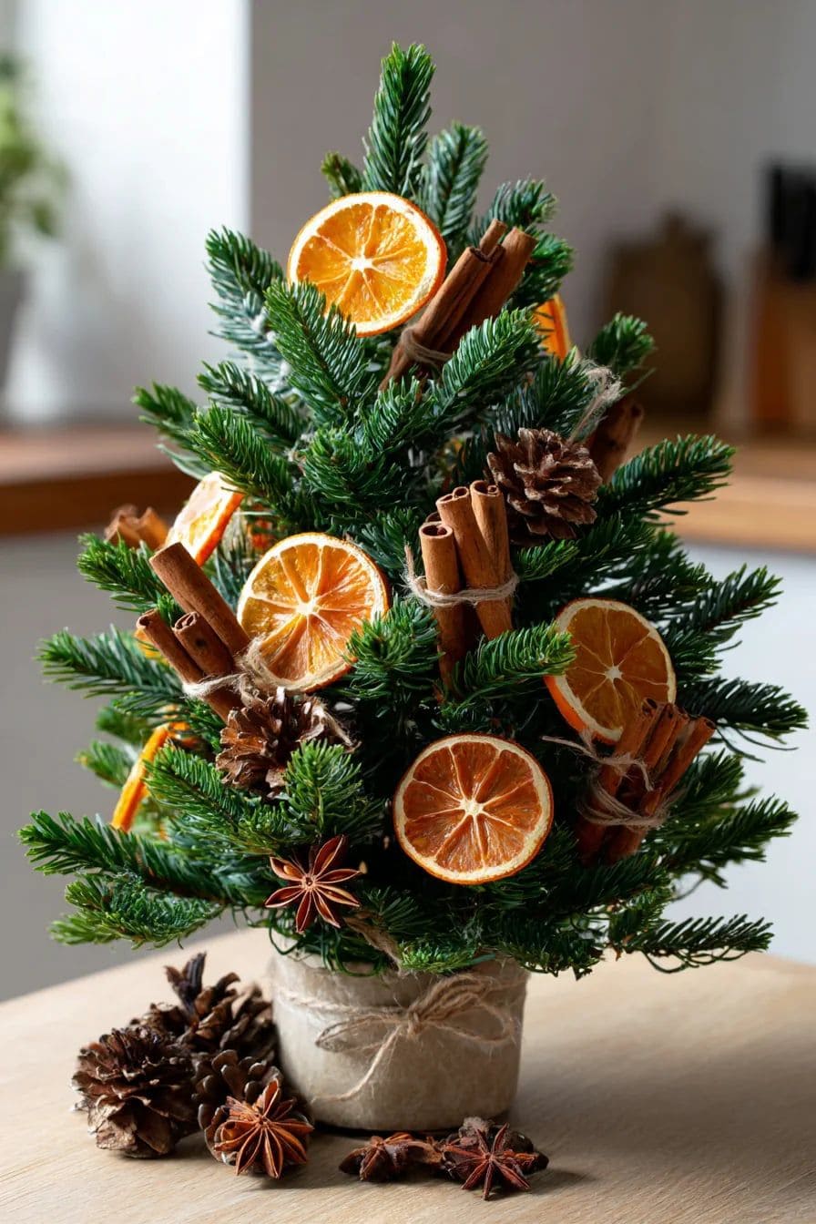 10 Ways to Fill Your Home with Christmas Spice Scents Spiced Christmas Tree