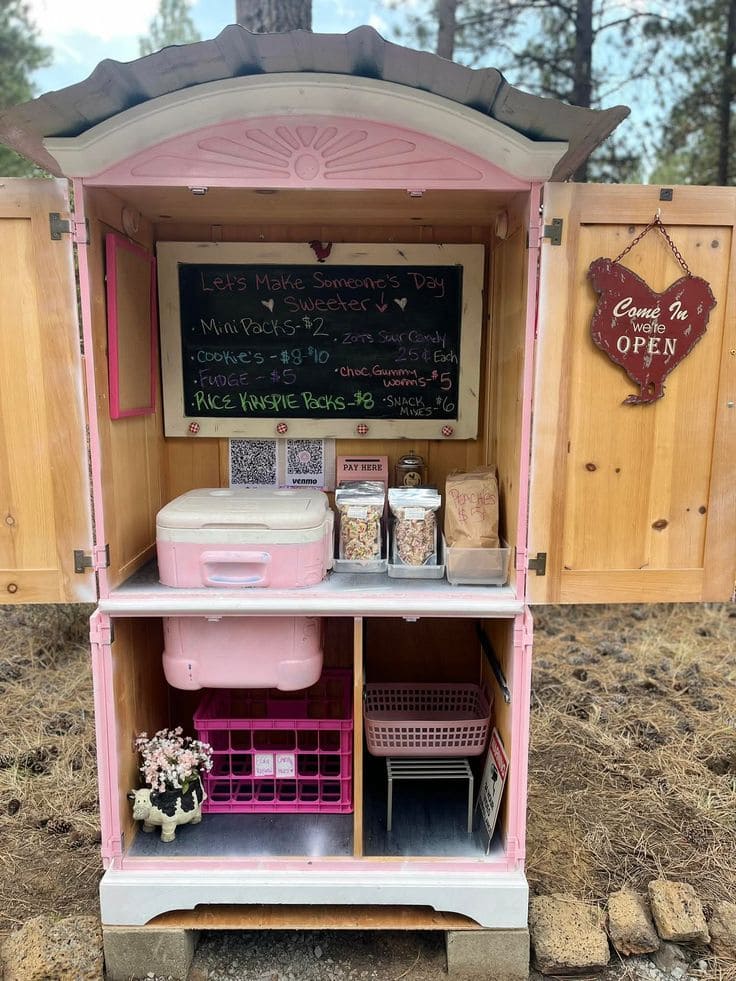 22 Charming DIY Farm Stand Ideas to Inspire Your Homestead Sweet Treats Country Stand