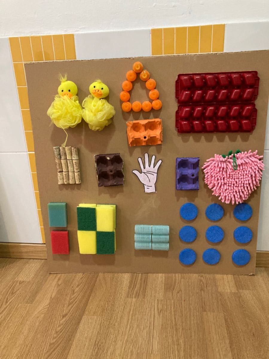 Touch-and-Feel Texture Board