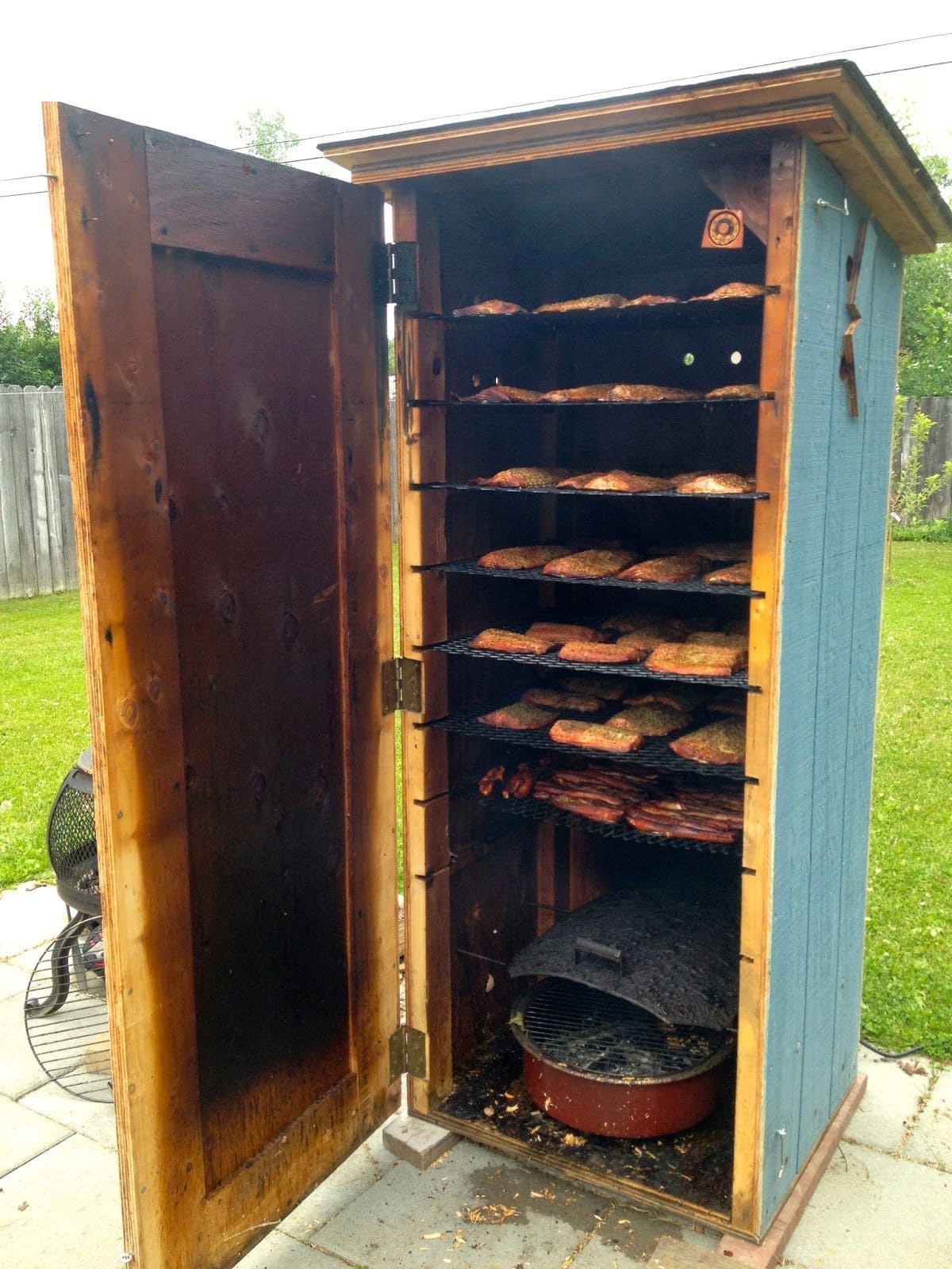 Vertical DIY Smoker Cabinet