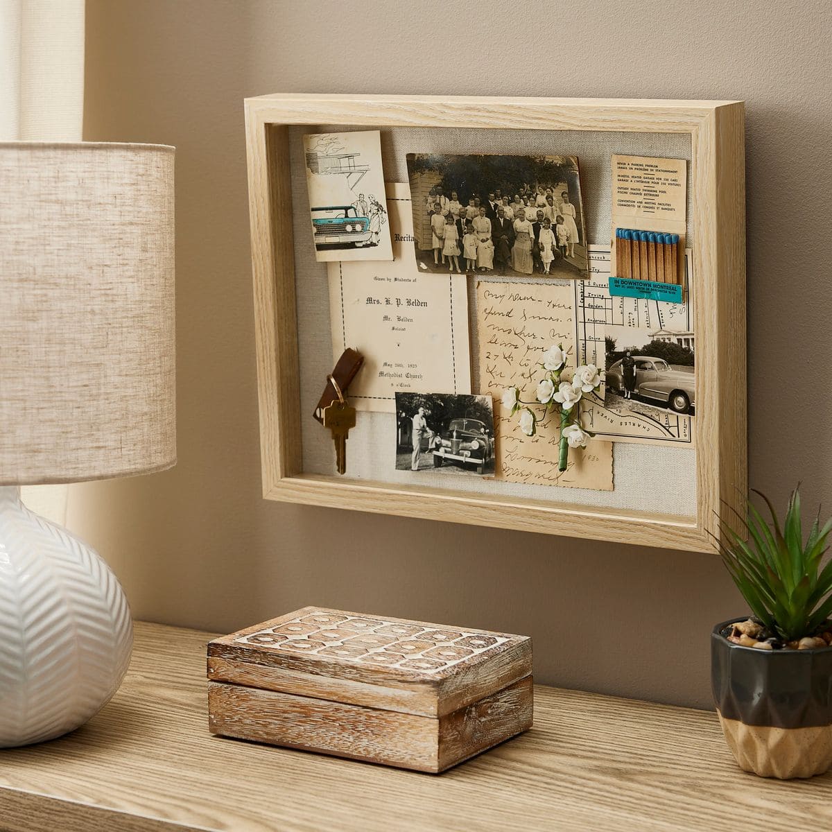 20 Unique Shadow Box Crafts to Showcase Your Treasured Keepsakes Vintage Memory Keepsake Box