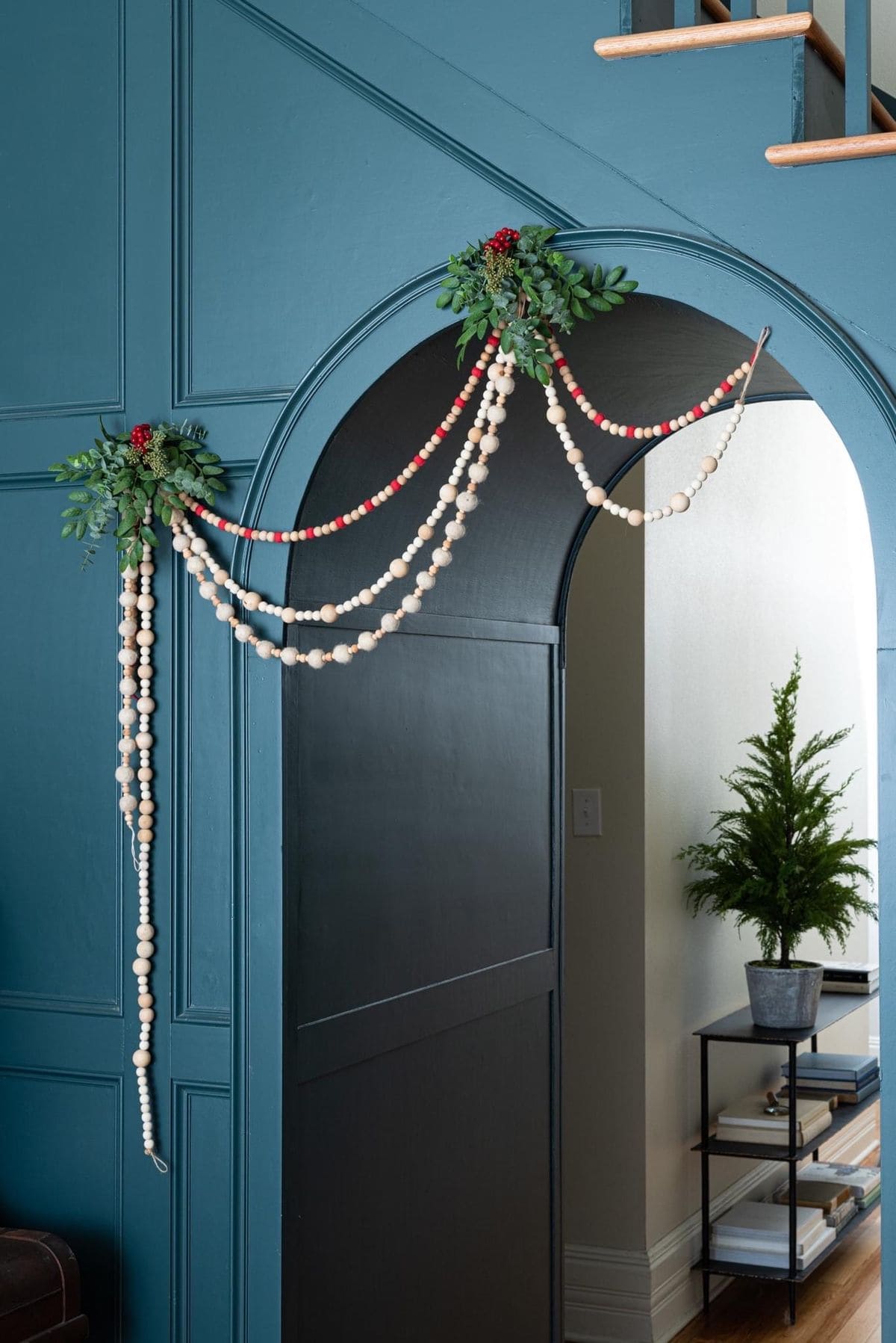Wood Bead Garland Archway