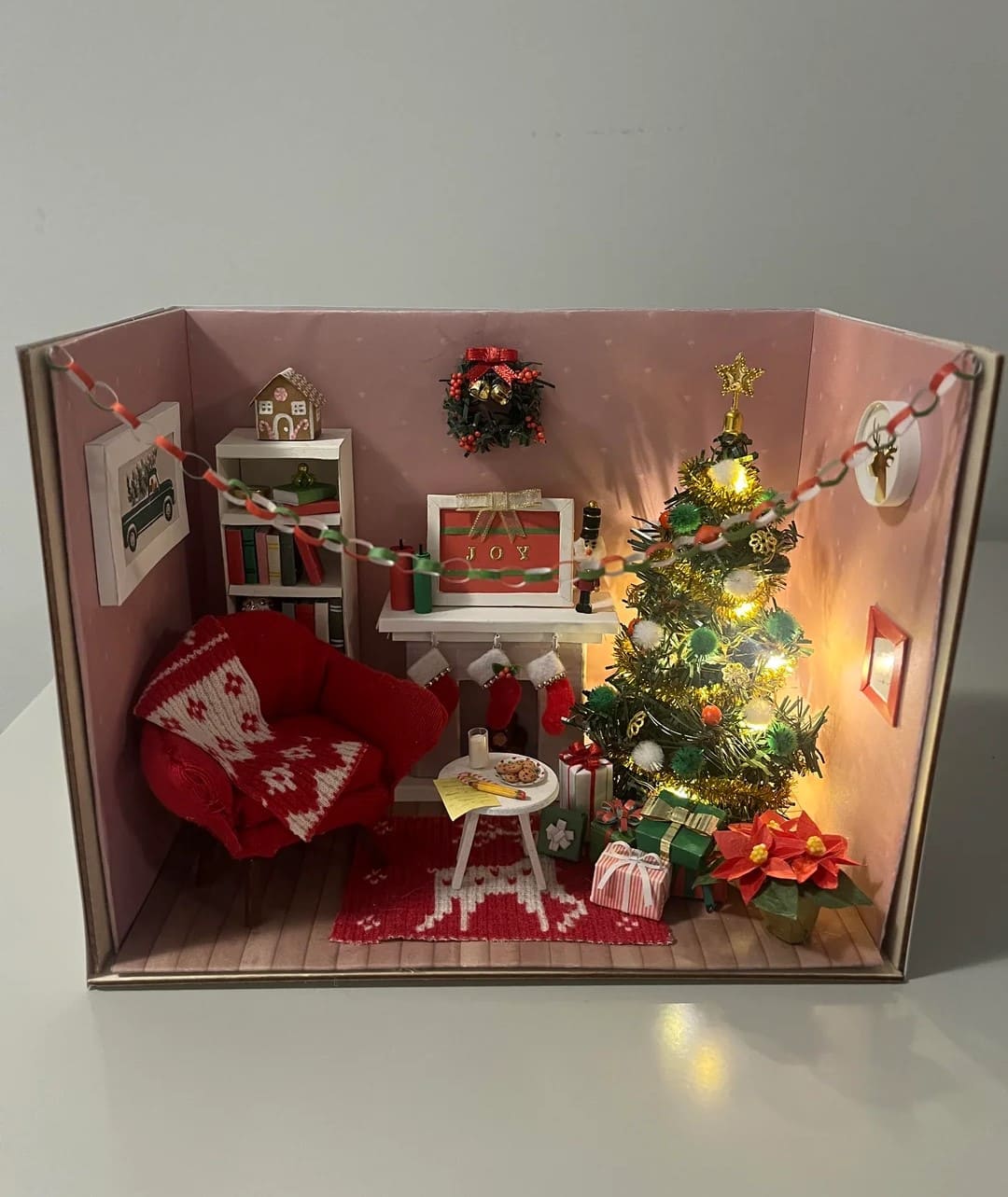 Cozy Mini Christmas Living Room