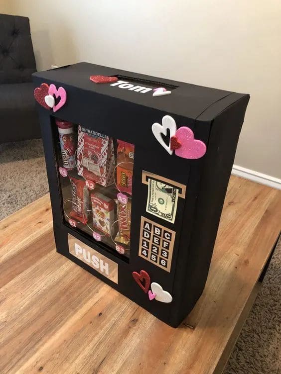 DIY Candy Vending Gift Box