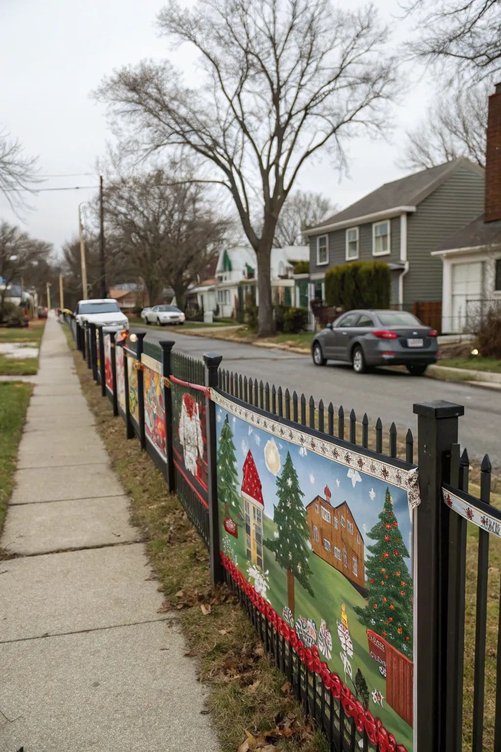 Festive Fence Art Panels