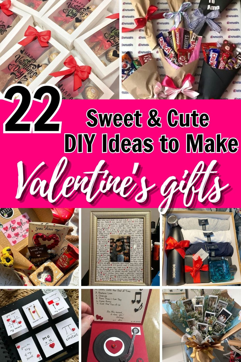 22 DIY Valentine’s Gifts That Show Your Love in the Sweetest Way
