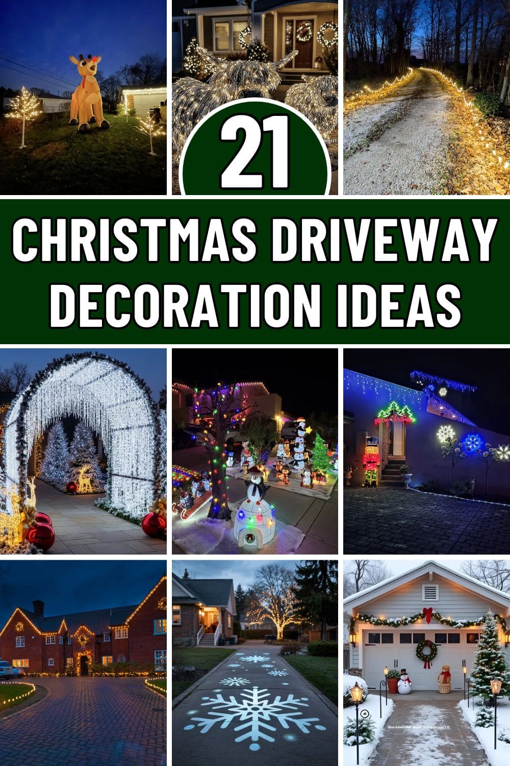 20+ Christmas Driveway Ideas for a Magical Holiday Arrival 20+ Christmas Driveway Ideas for a Magical Holiday Arrival