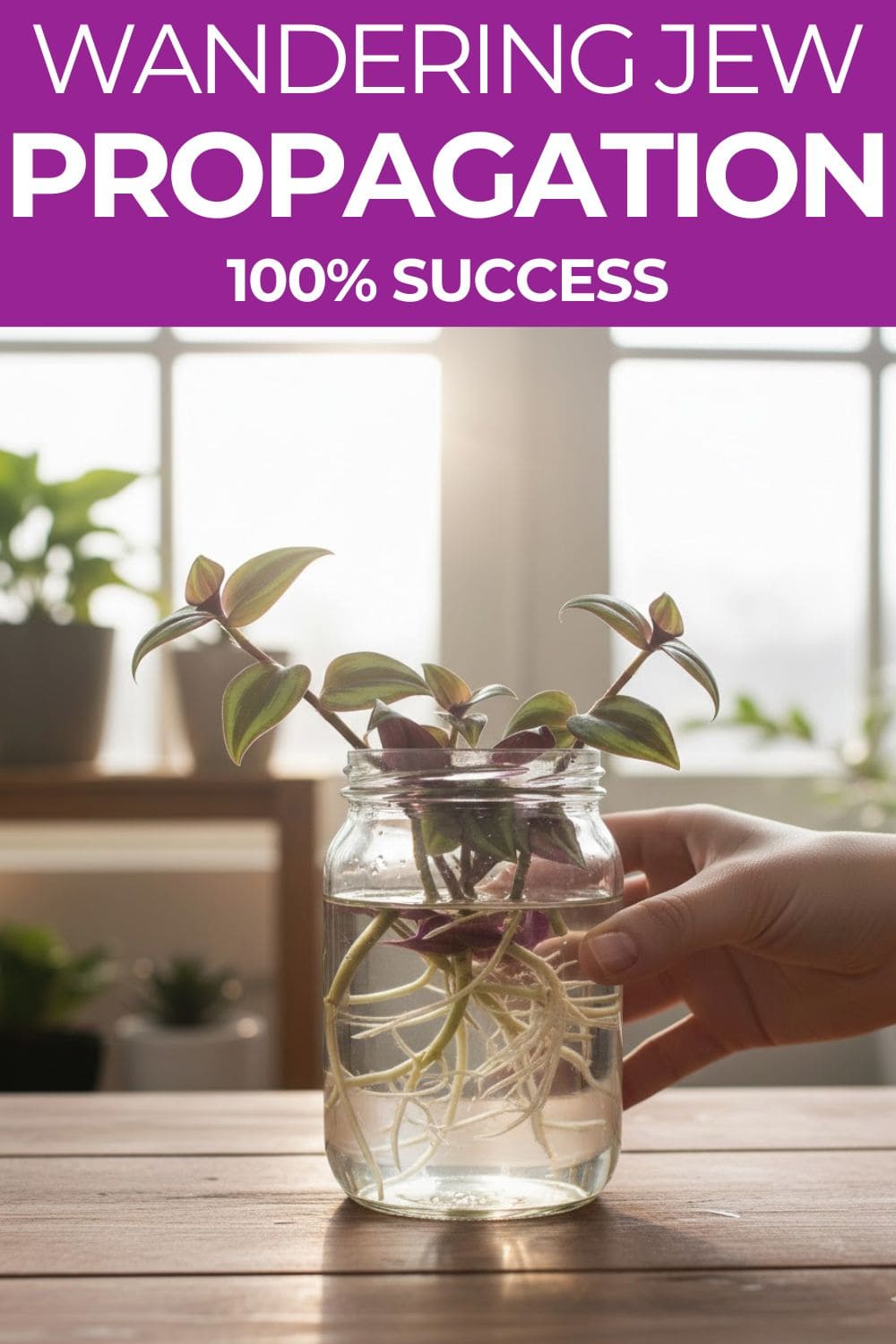 How to Propagate Wandering Jew in Water 100% Success