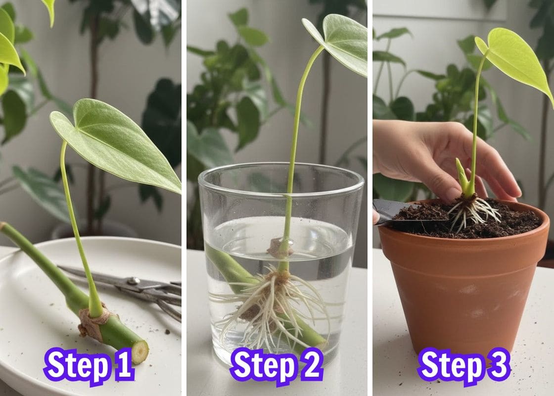 How to Propagate Anthurium by Leaves and  Successfully