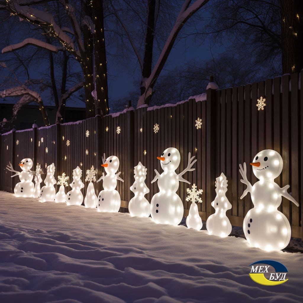 Glowing Snowman Lineup