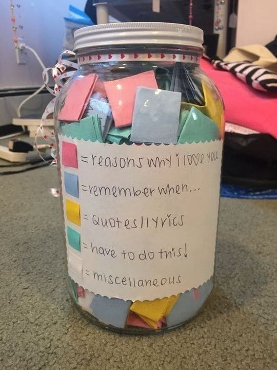 Love Notes Memory Jar