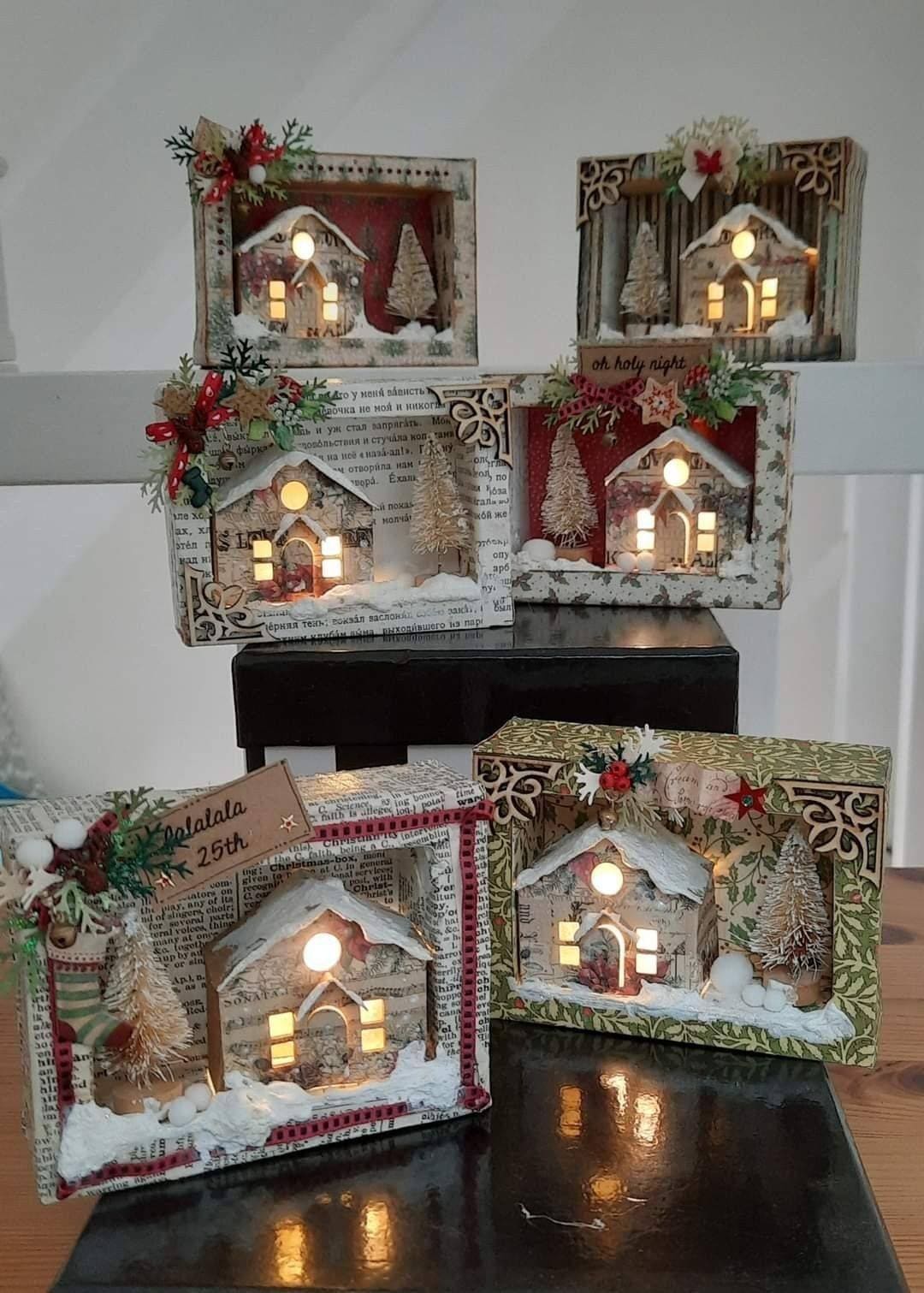 Mini Christmas Storybook Houses