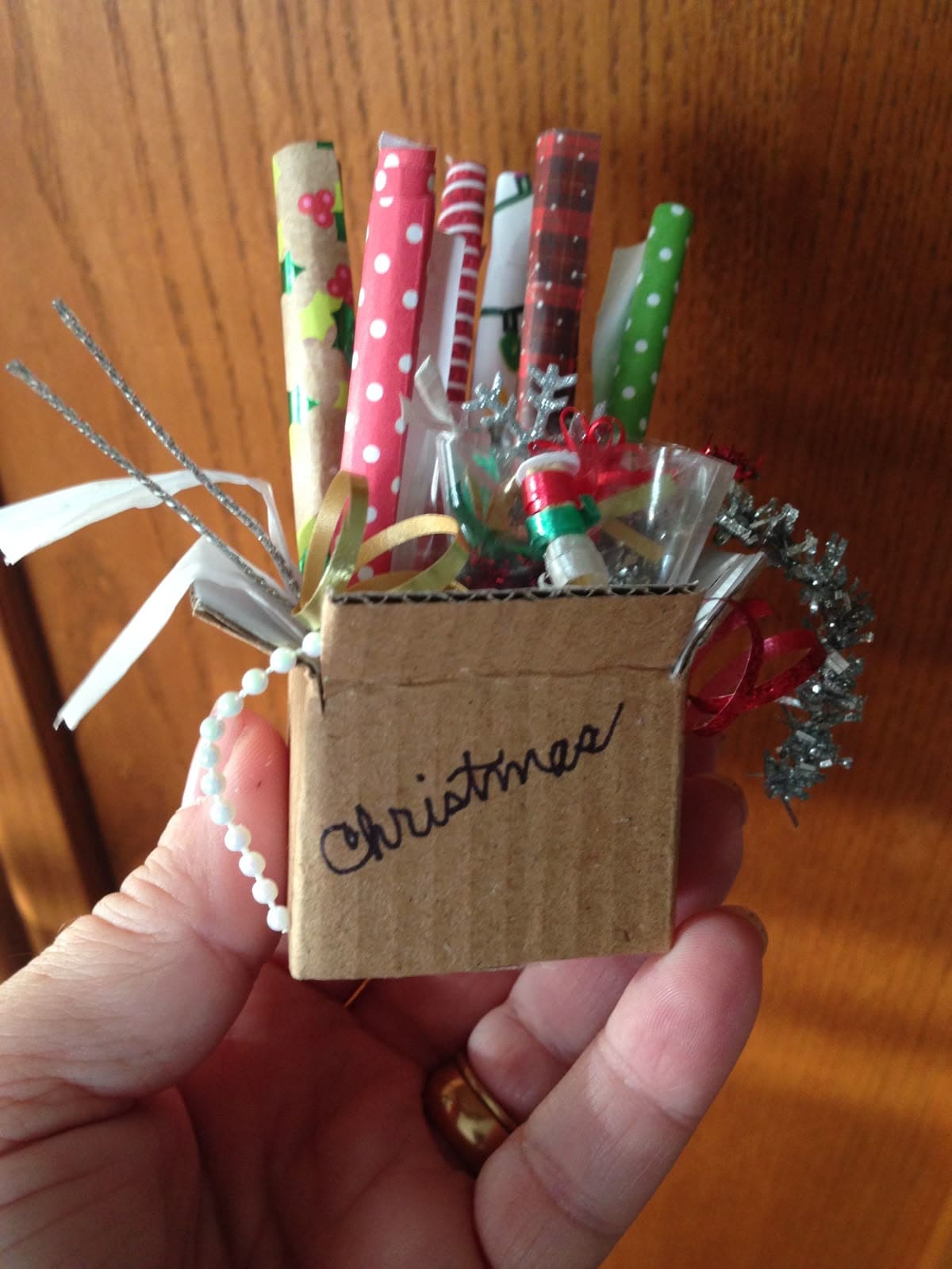 Mini Wrapping Paper Crate