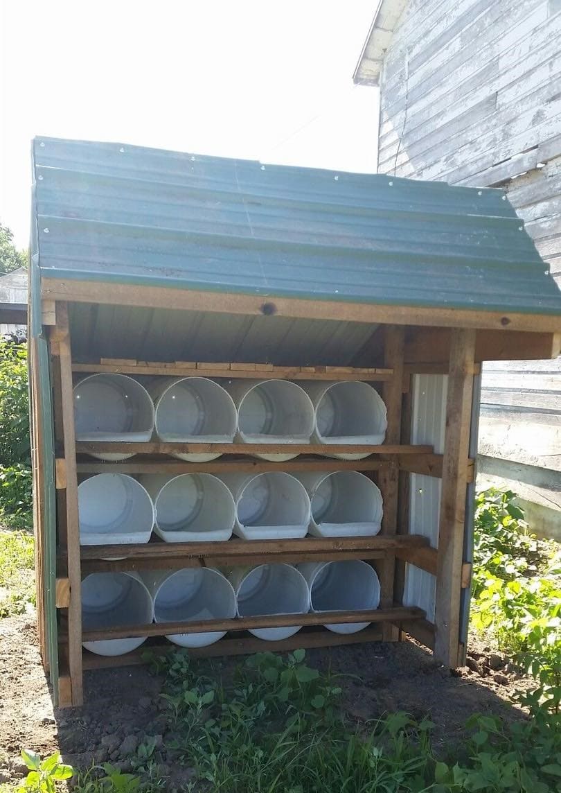 PVC Pipe Nesting Boxes