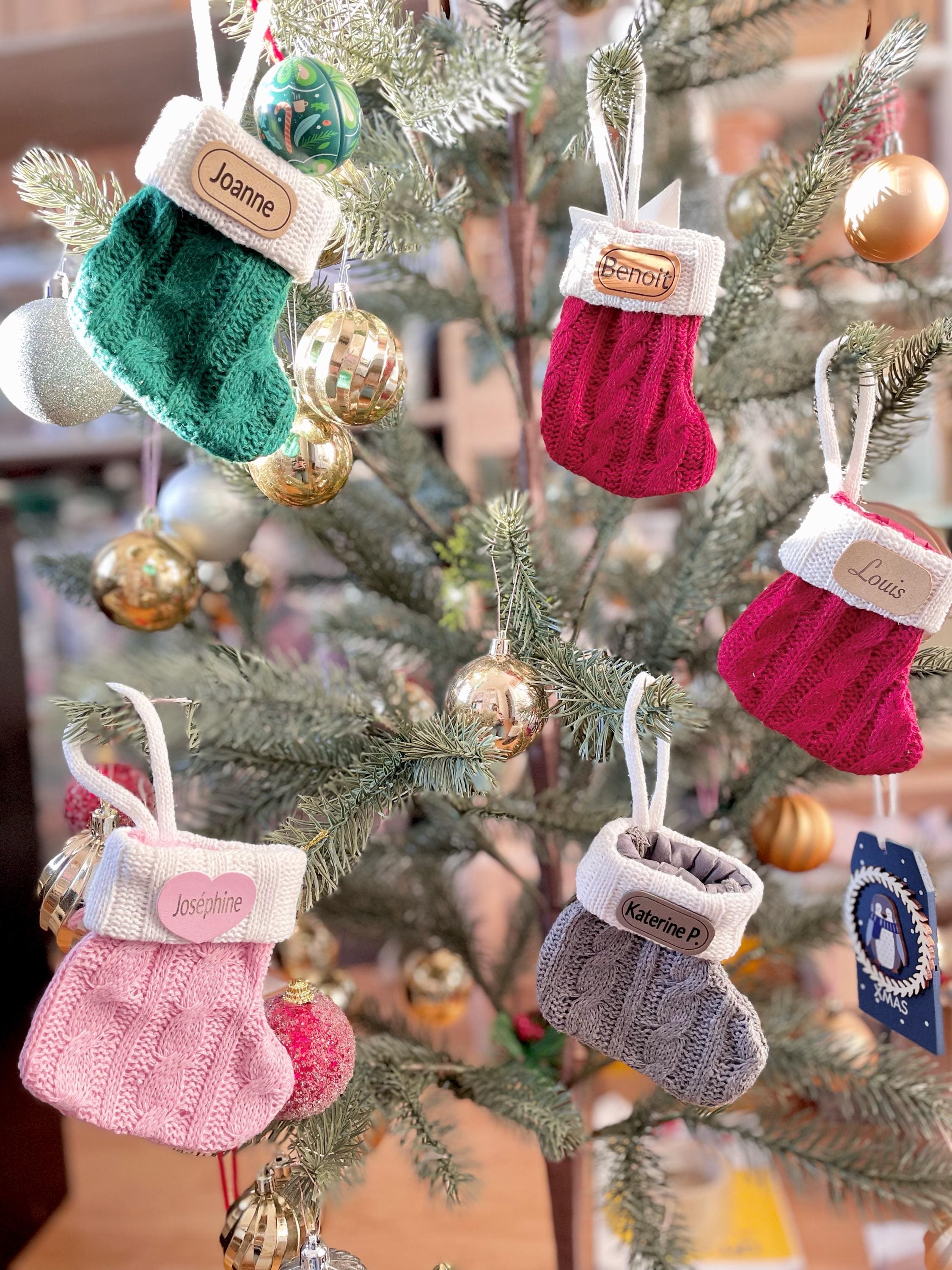 Personalized Mini Stocking Ornaments