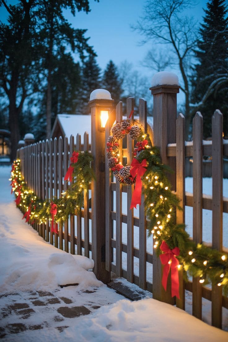 Pinecone Garland Glow