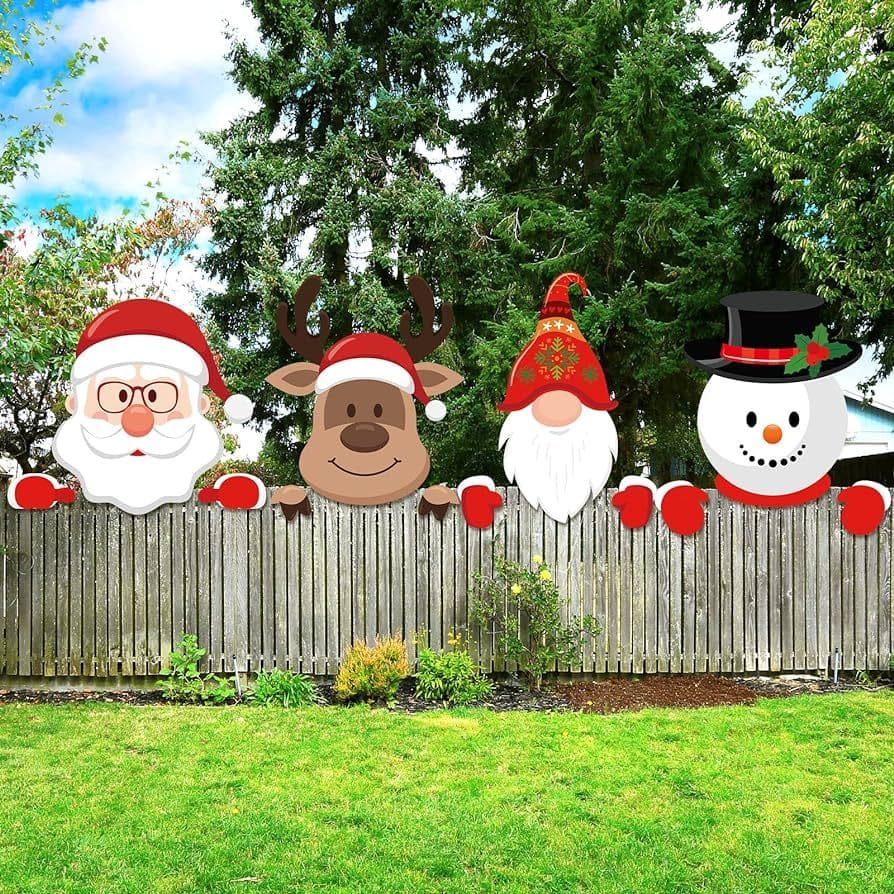Whimsical Character Fence Toppers