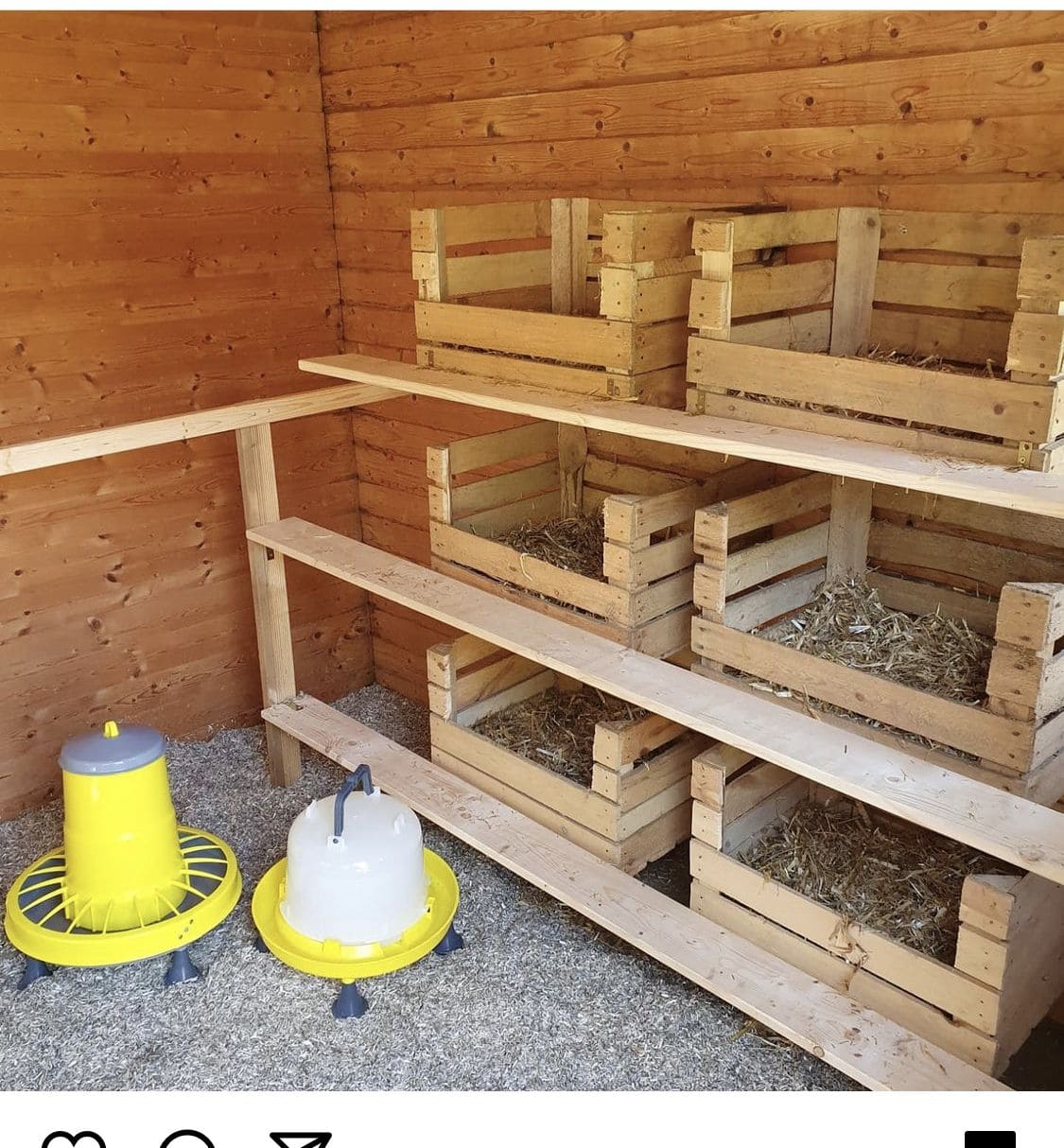 Wooden Crate Chicken Nesting Boxes