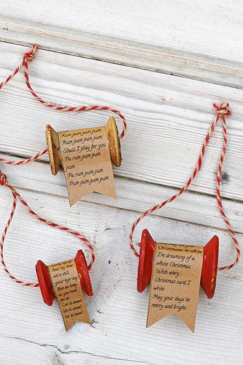 20 Creative Wooden Spool Craft Ideas to Brighten Your Home Wooden Spool Christmas Carols Ornaments