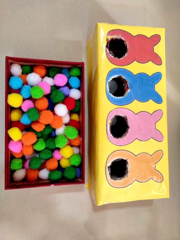 Pom-Pom Bunny Sorting Game