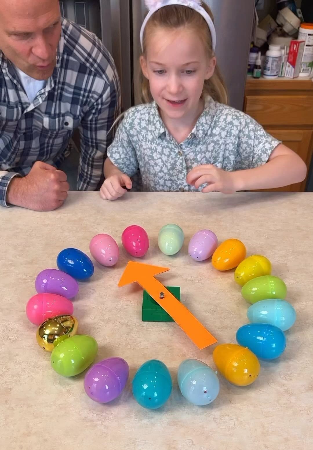 Spinning Easter Egg Surprise Wheel
