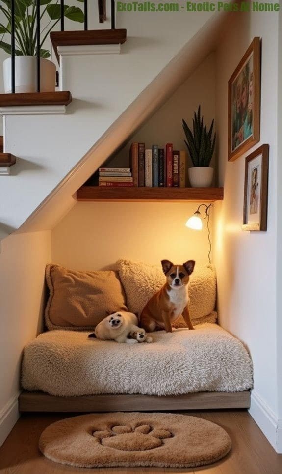 Under-Stairs Pet Sleep Hideaway