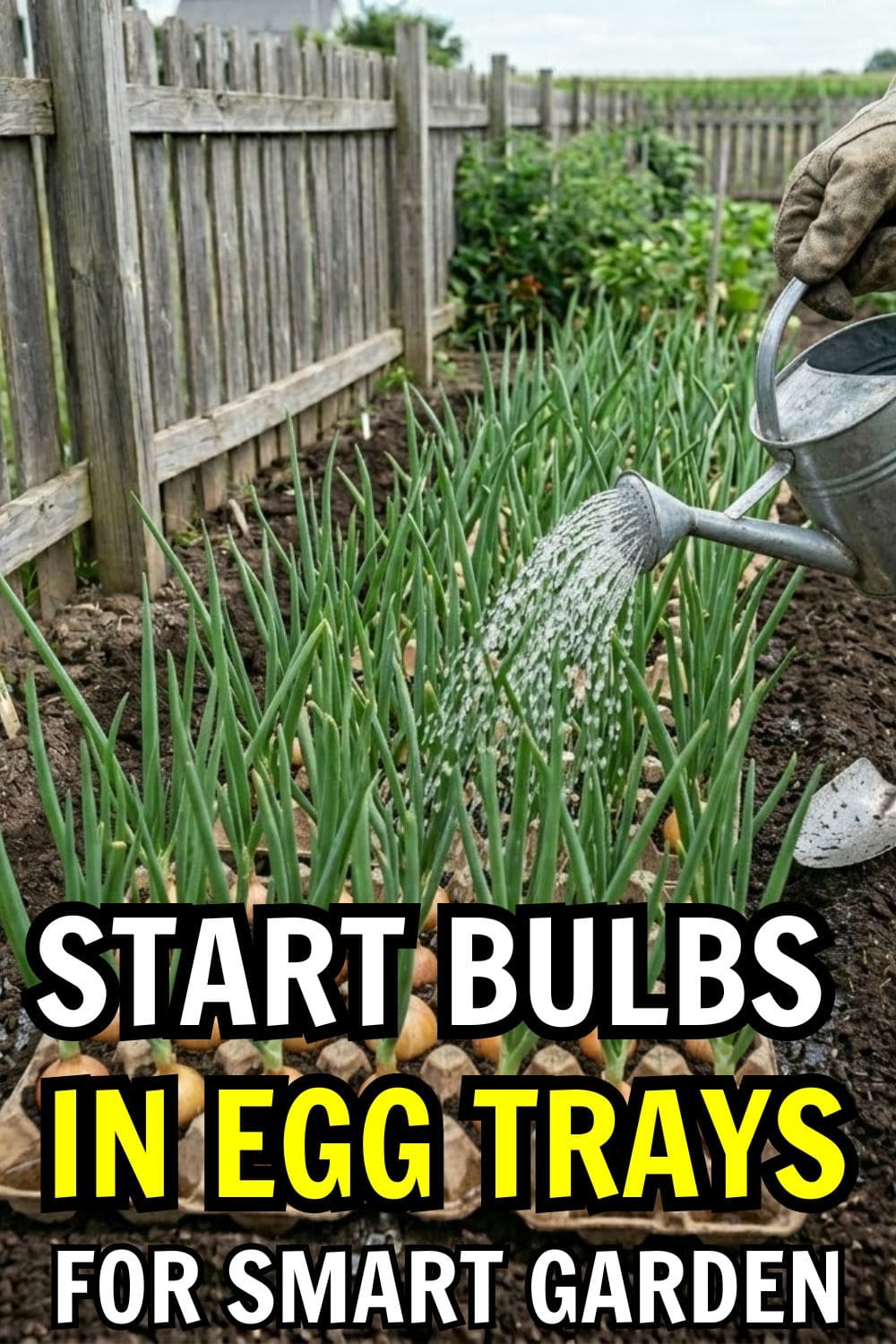 Start Bulbs in Egg Trays for a Smart, Space-Saving Garden